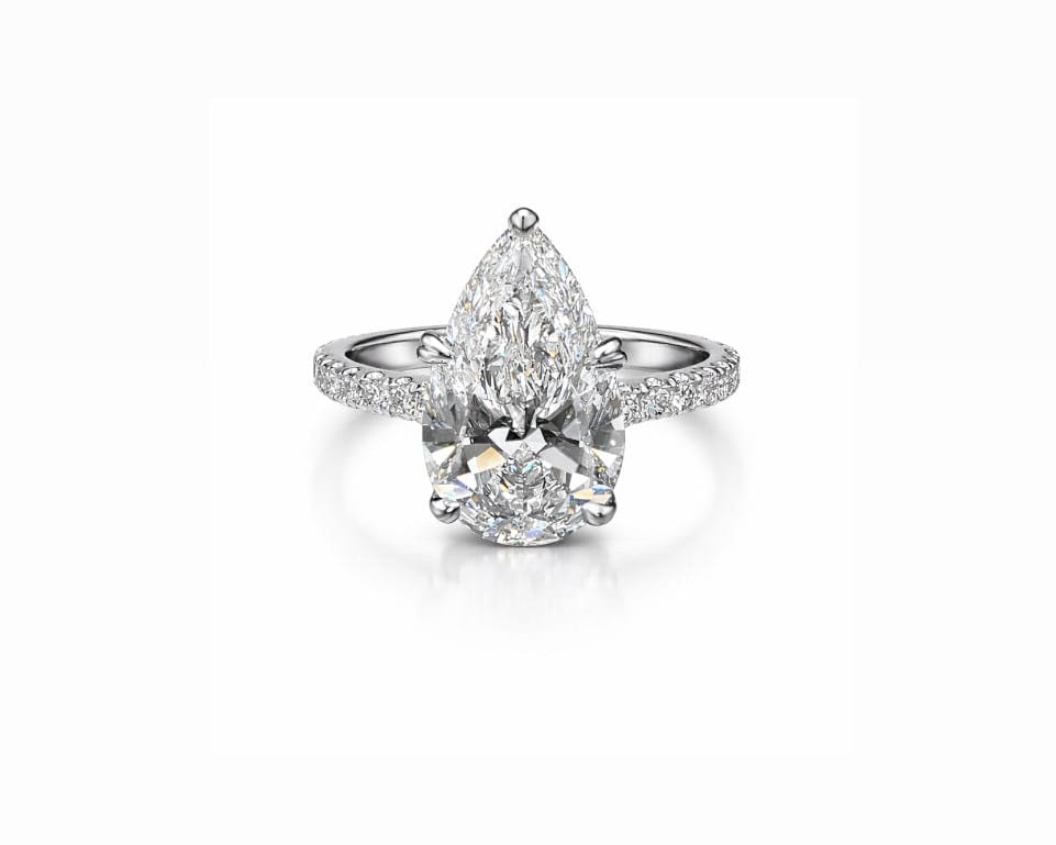 Signature Pear Solitaire LG