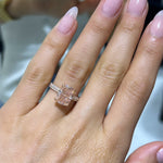 Signature Pink Cushion Ring LG