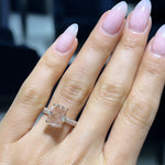 Signature Pink Cushion Ring LG