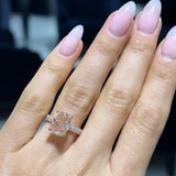 Signature Pink Cushion Ring LG