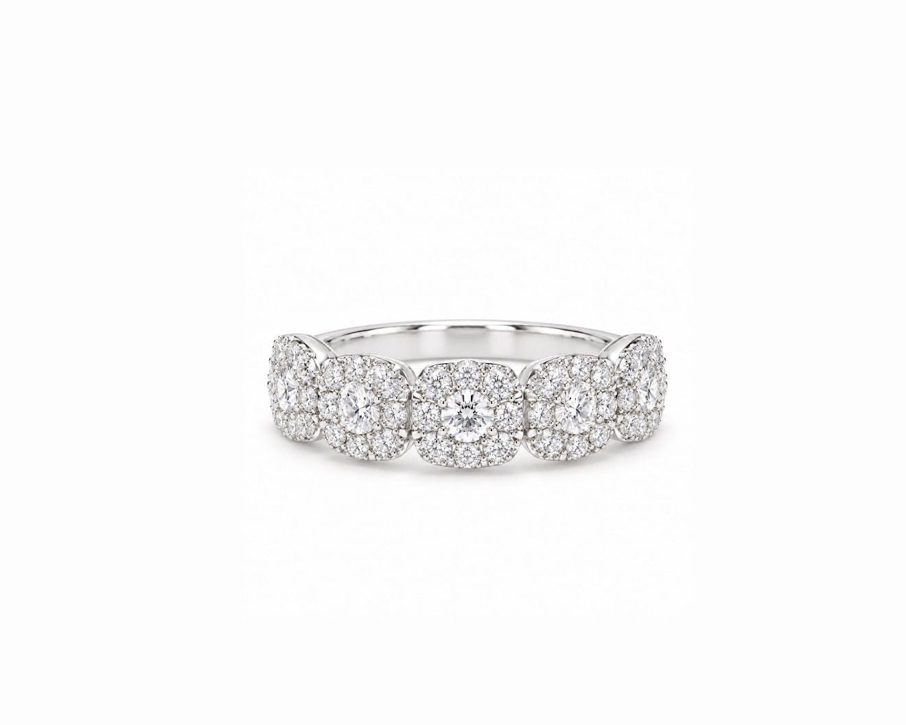 Small Cluster Eternity Ring
