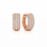 Small Pave Hoops