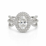 Soléa Oval Halo Ring LG