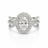 Soléa Oval Halo Ring LG