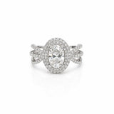 Soléa Oval Halo Ring LG