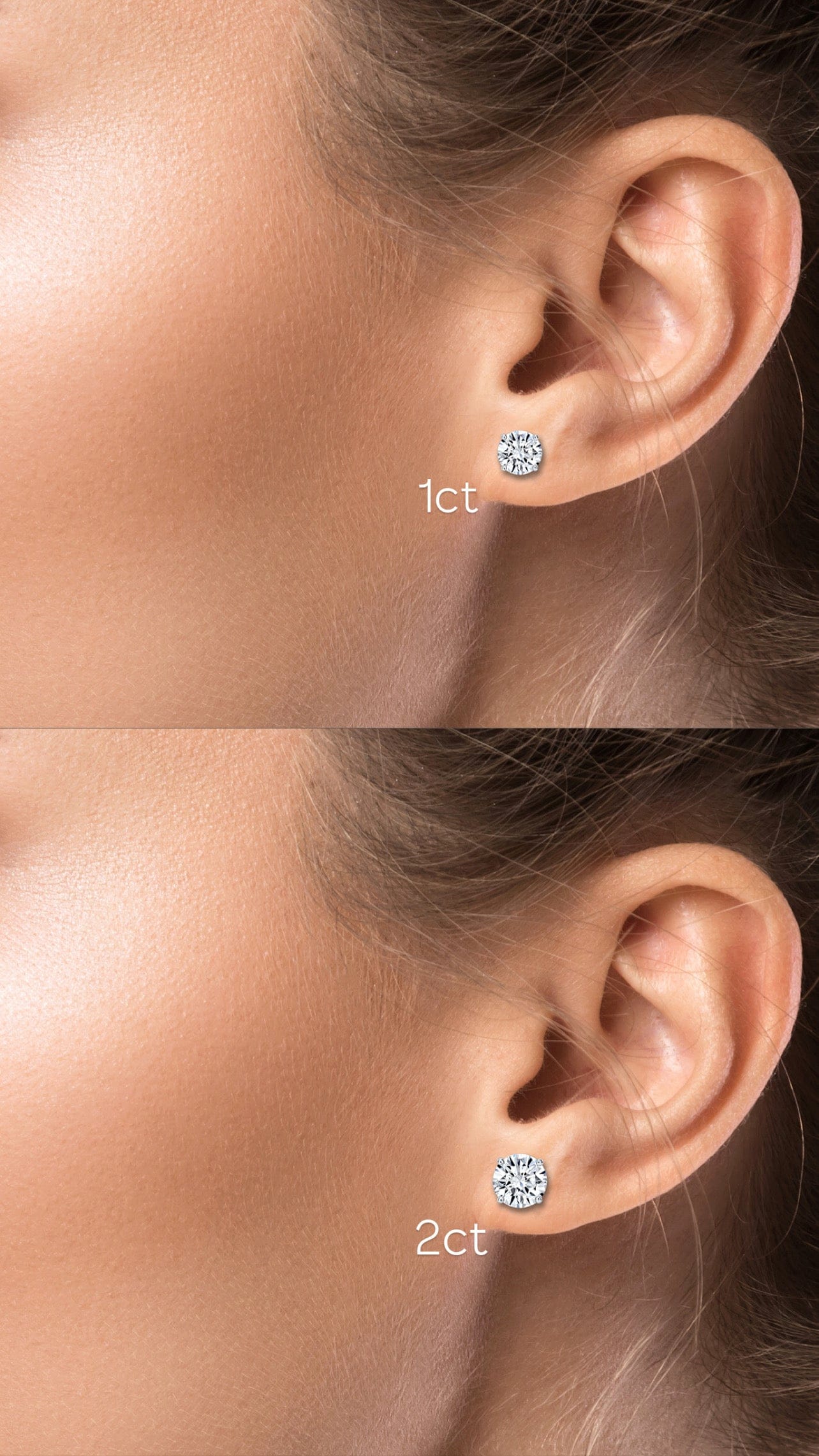 Solitaire Earstuds LG