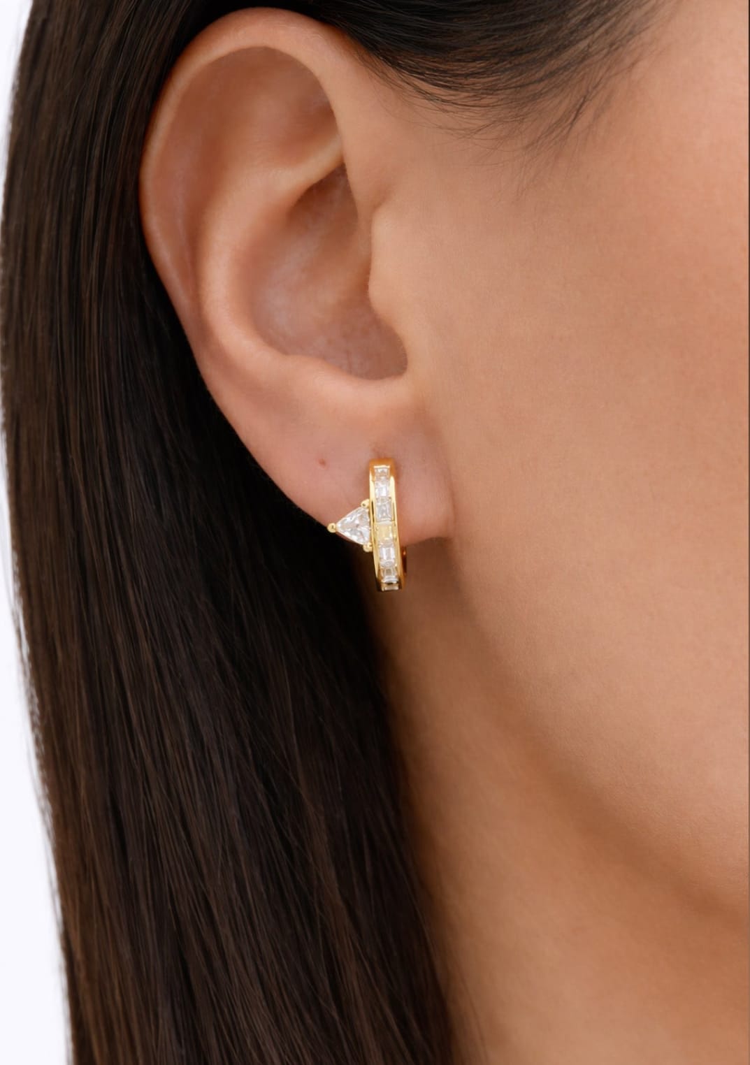 Spike Hoop Earrings LG