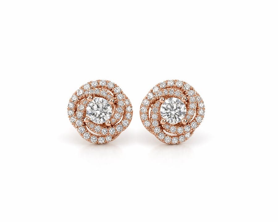 Spiral Diamond Studs