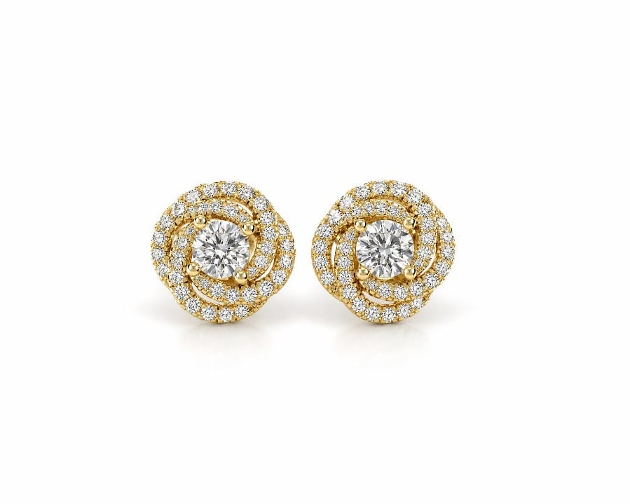 Spiral Diamond Studs