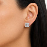 Square Illusion Earstuds