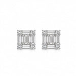 Square Illusion Earstuds