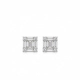 Square Illusion Earstuds