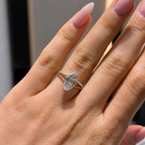 Step Cut Split Solitaire LG