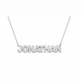 Straight Capital Name Necklace