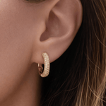 The Classic Pave Hoops