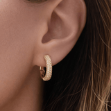 The Classic Pave Hoops