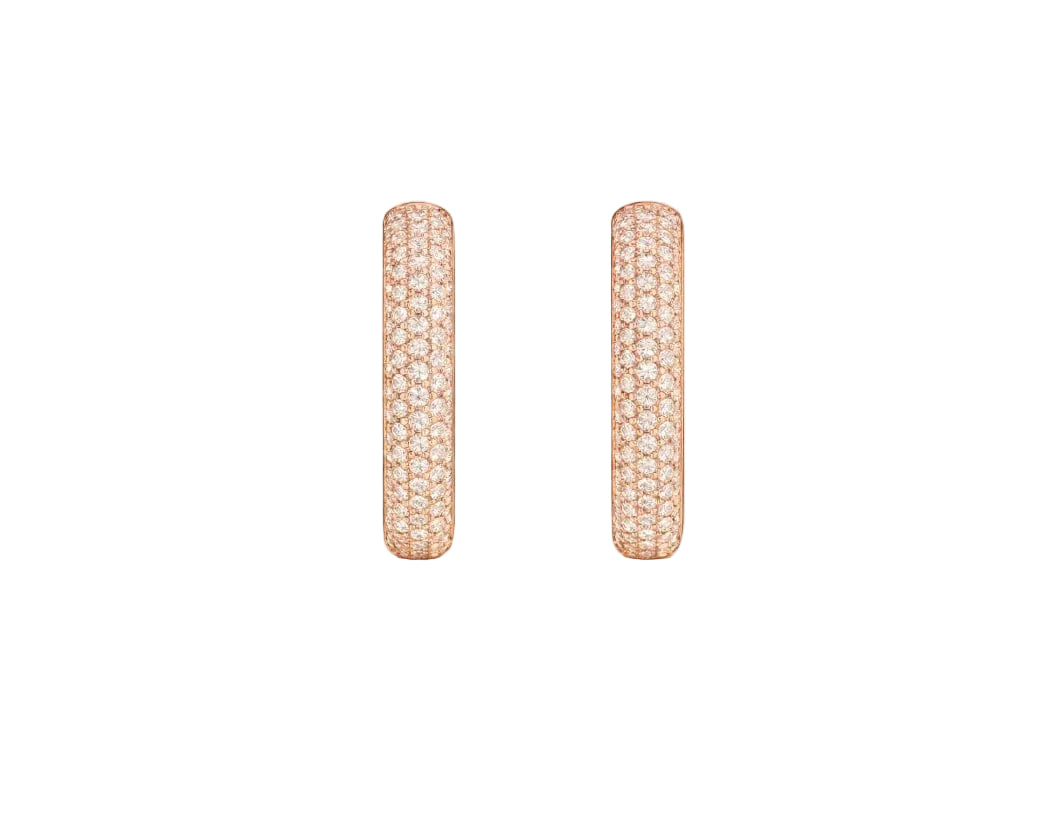 The Classic Pave Hoops
