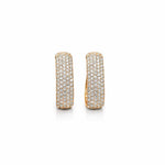 The Pave Clip Hoops