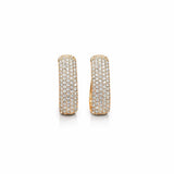 The Pave Clip Hoops