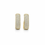 The Pave Clip Hoops