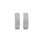 The Pave Clip Hoops