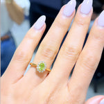 The Peridot Diana Ring