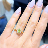 The Peridot Diana Ring