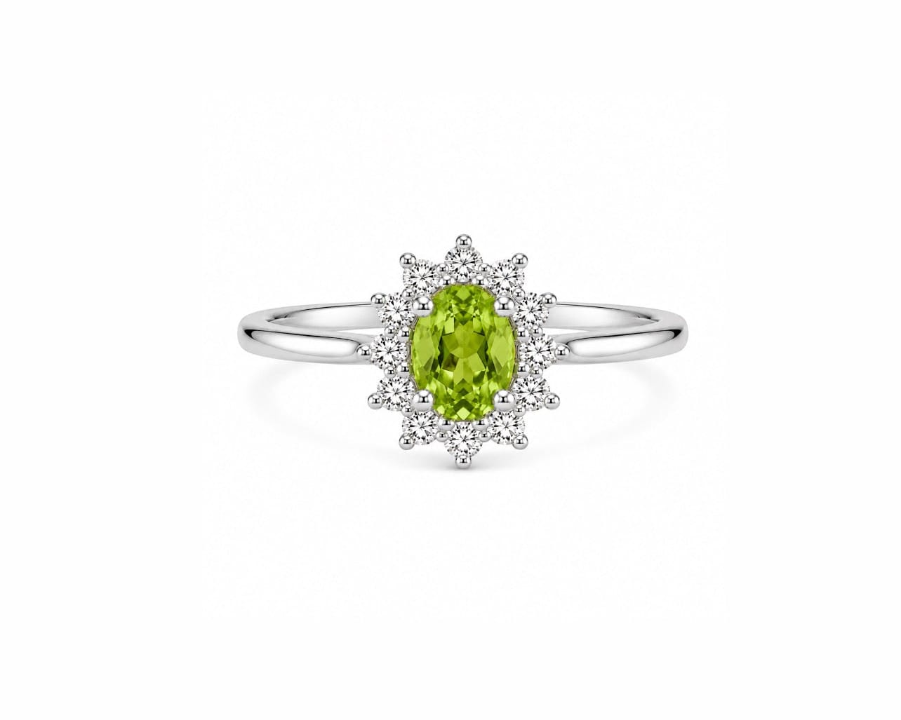 The Peridot Diana Ring