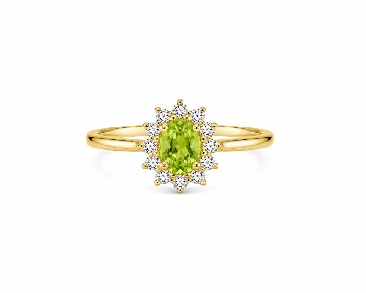 The Peridot Diana Ring