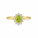 The Peridot Diana Ring