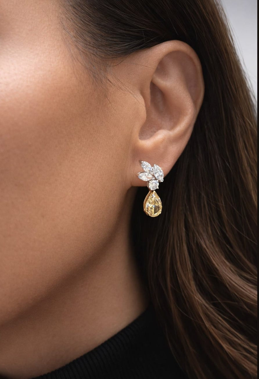The Petal Drop Earrings LG