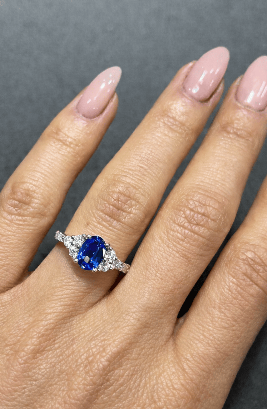 The Sapphire Graceful Ring