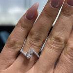 Tiffany Pear Solitaire Ring