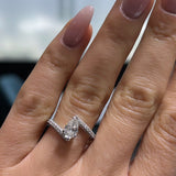 Tiffany Pear Solitaire Ring