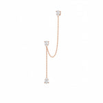 Trinity Chain Earring LG