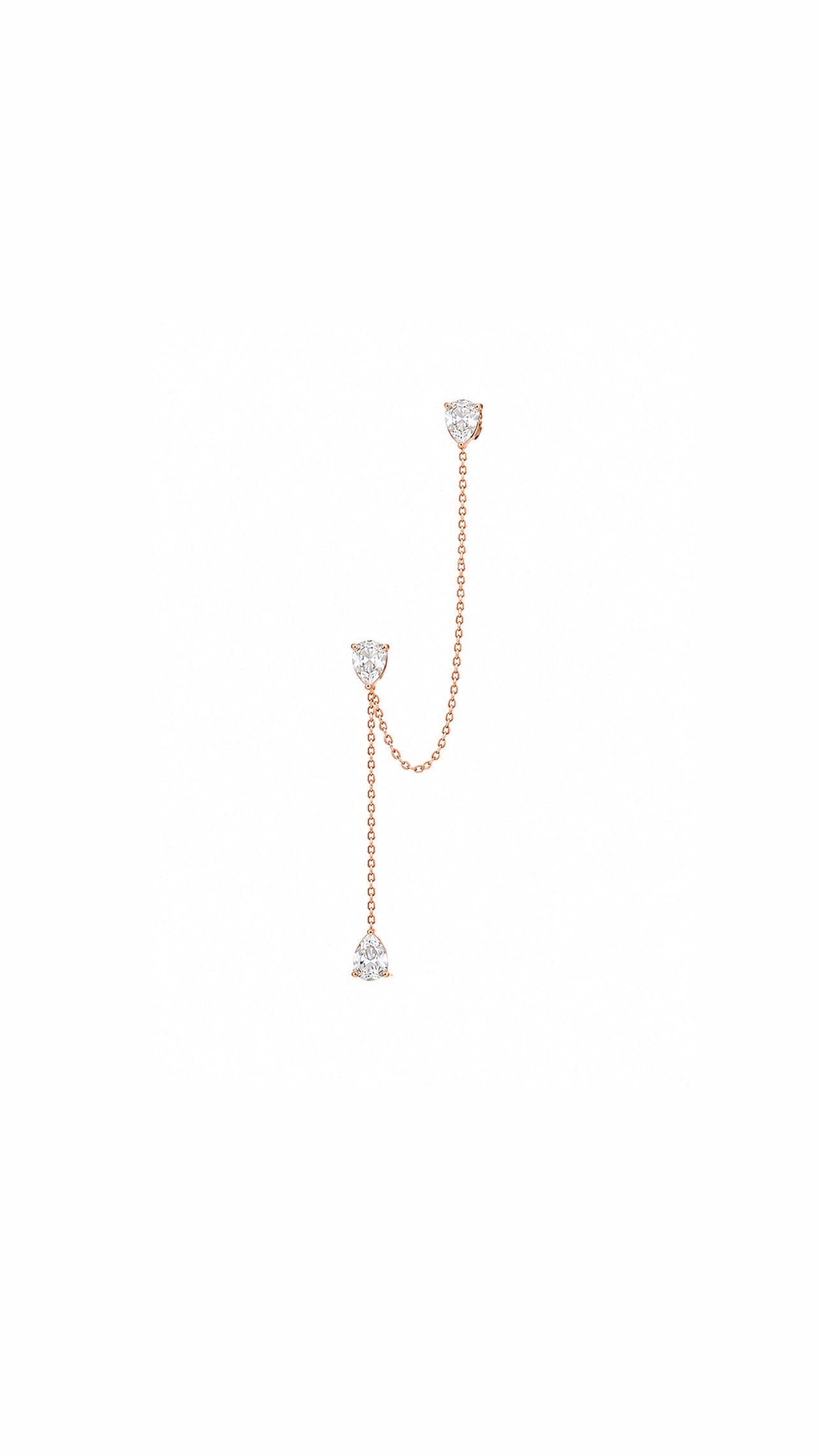 Trinity Chain Earring LG