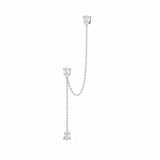 Trinity Chain Earring LG