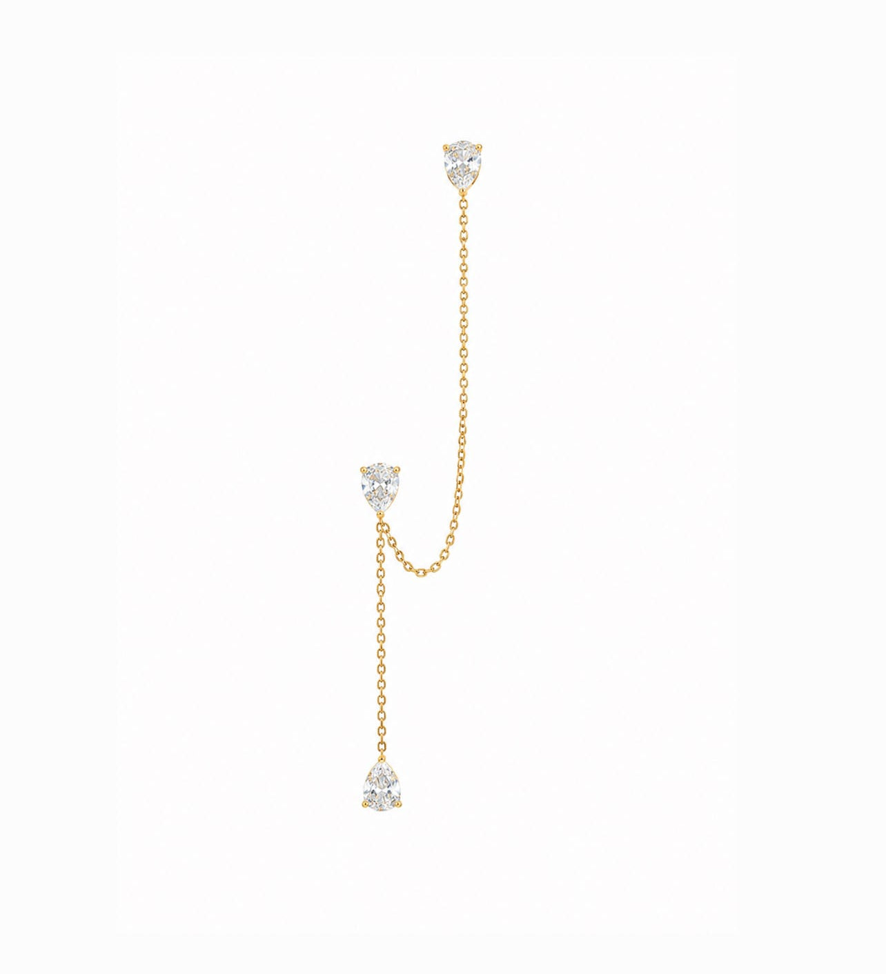 Trinity Chain Earring LG