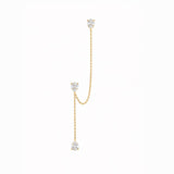 Trinity Chain Earring LG