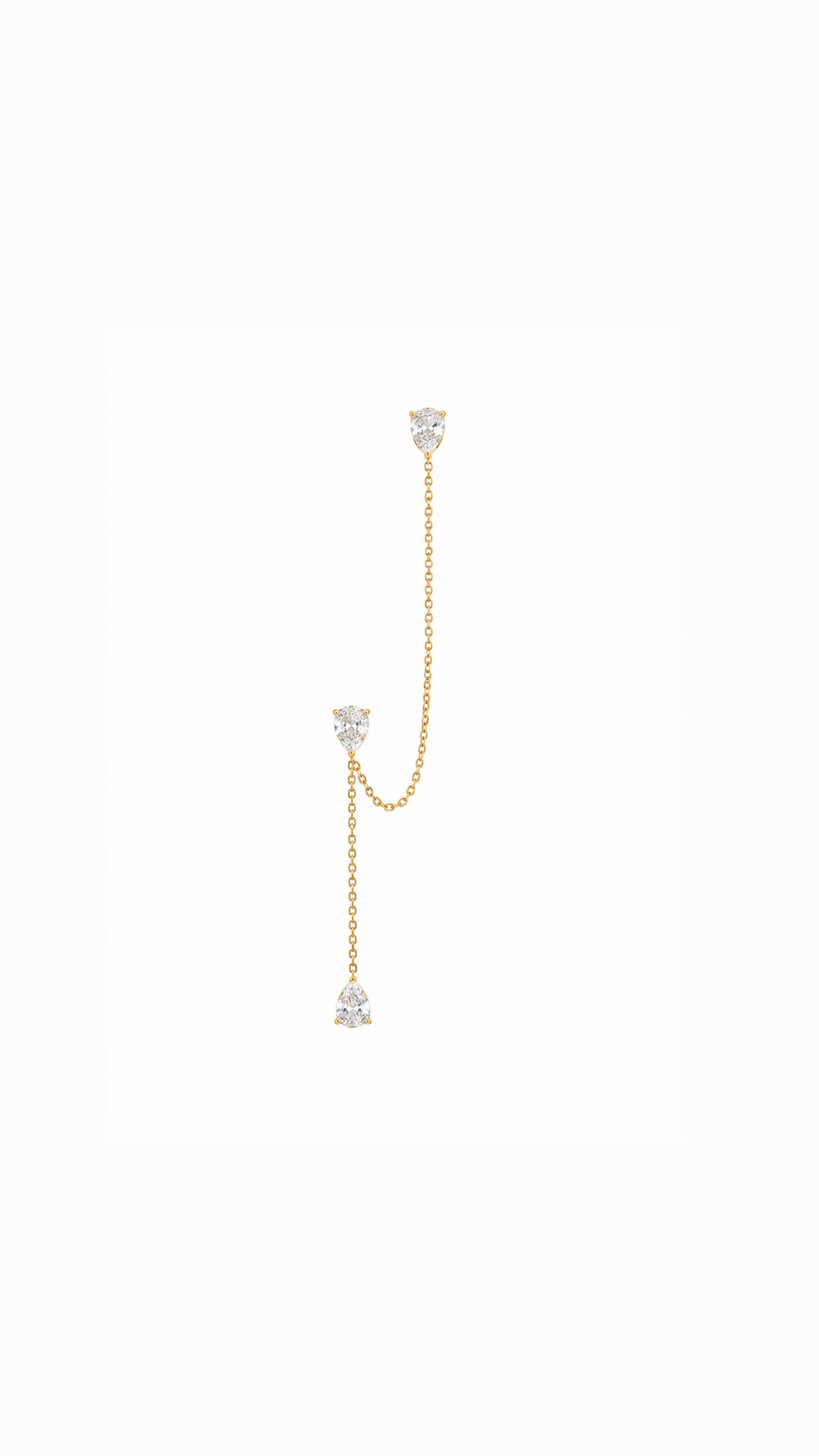 Trinity Chain Earring LG