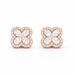 Tripple Halo Earrings LG