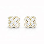 Tripple Halo Earrings LG