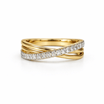 Two-Tone Crossover Ring