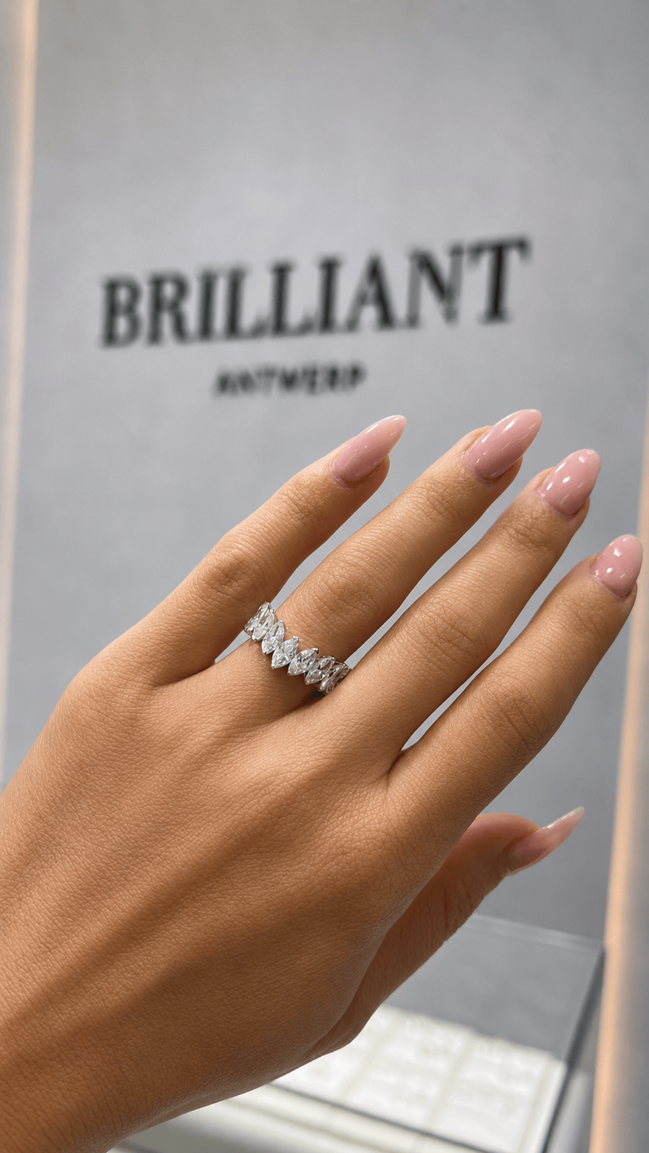 V Marquise Ring LG