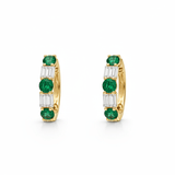 Verde Diamond Hoops LG