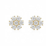 Vintage Flower Studs LG