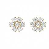 Vintage Flower Studs LG