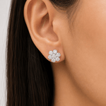 Vintage Flower Studs LG