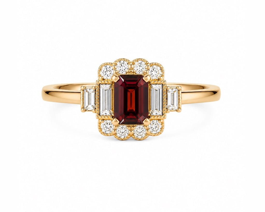 Vintage Garnet Ring