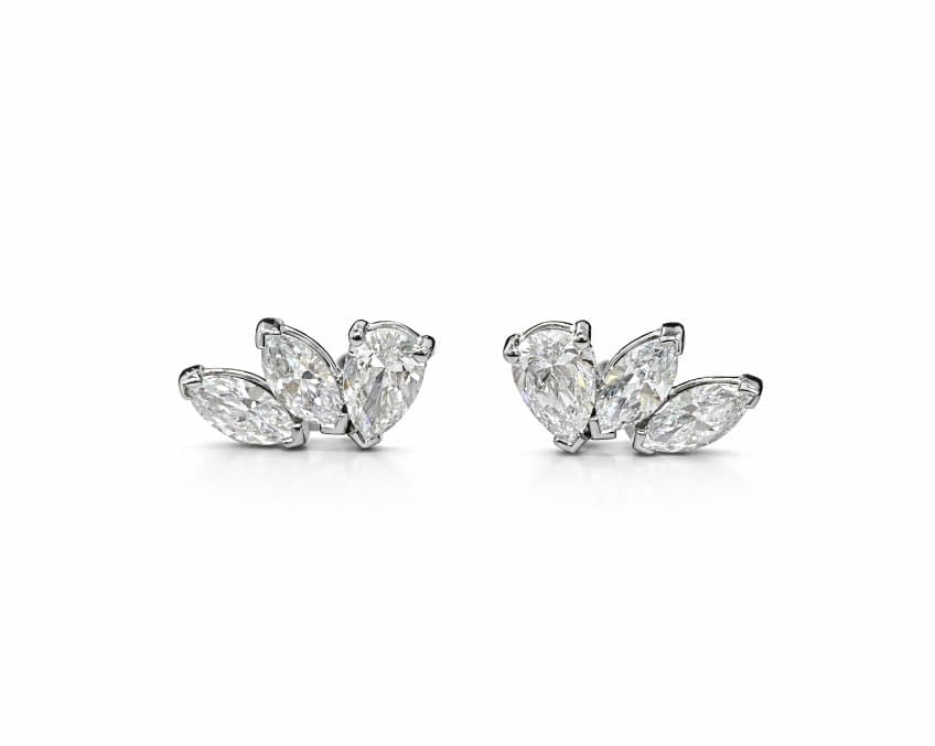 Wing Diamond Earstuds LG